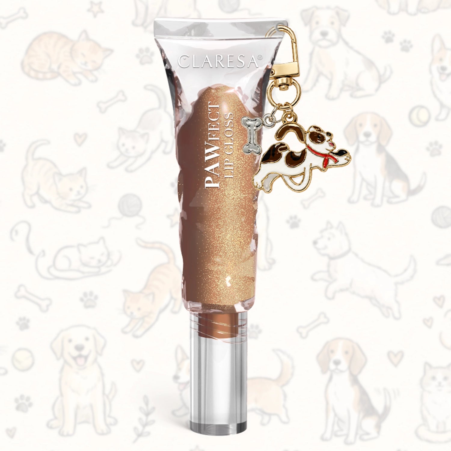 Claresa PAWfect Lip Gloss Błyszczyk Do Ust 04 Sunny Tail, 4,7g