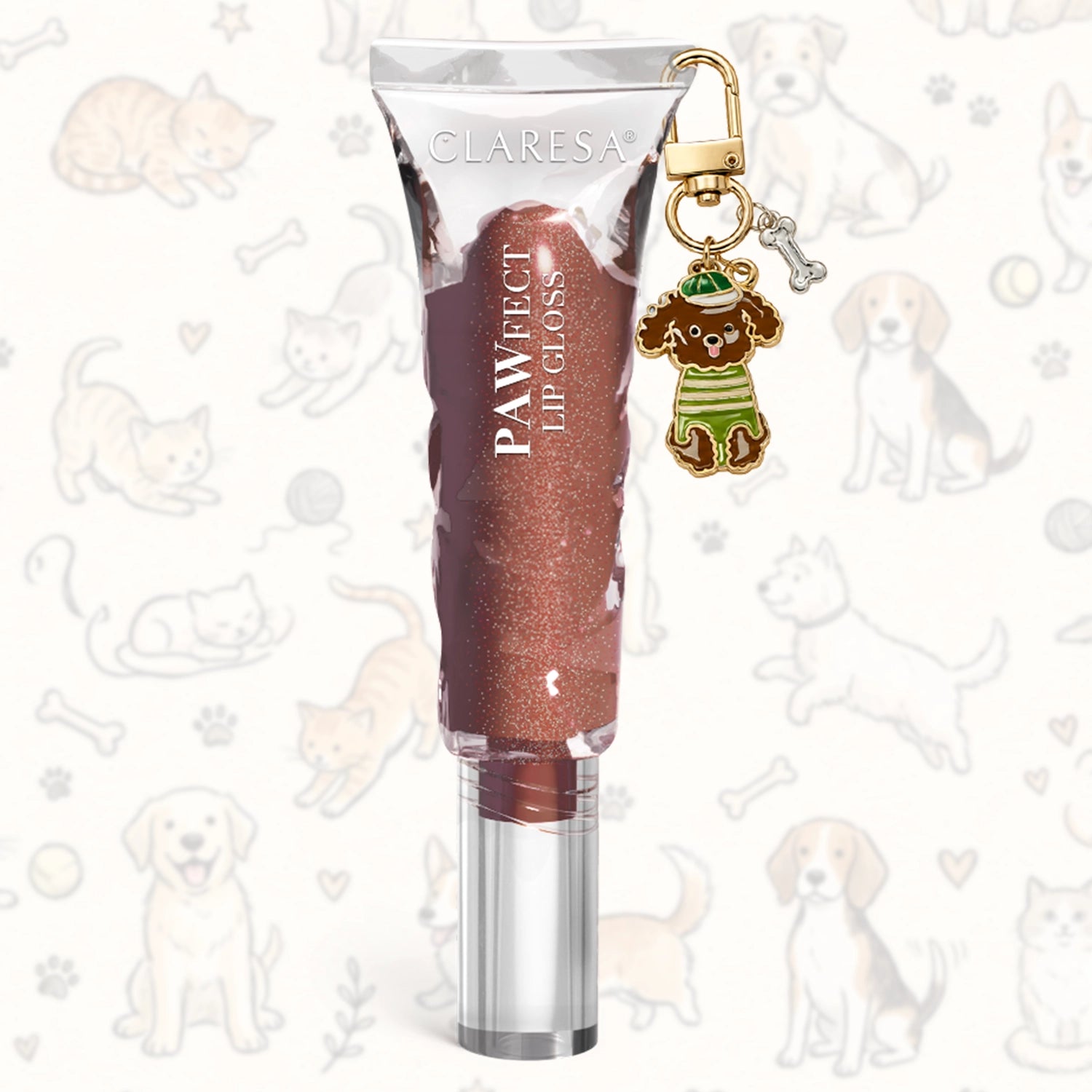 Claresa PAWfect Lip Gloss Błyszczyk Do Ust 06 Cosy Pup, 4,7g