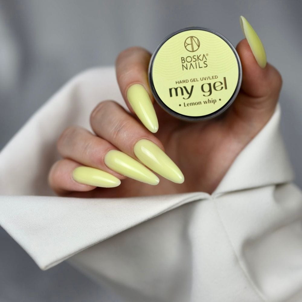 Boska Nails Żel Budujący Uv My Gel Lemon Whip Żółty 15ml