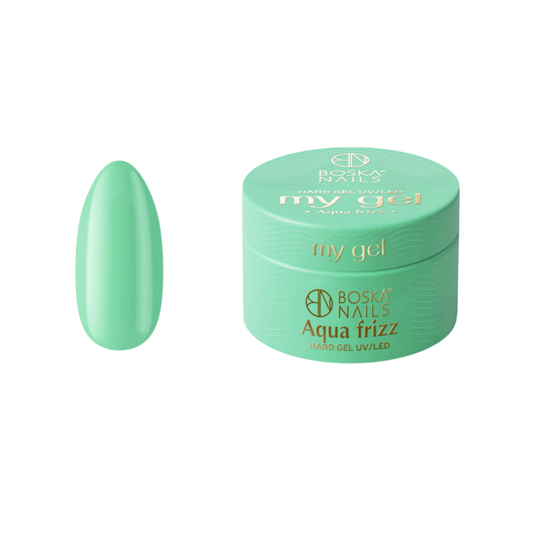Boska Nails Żel Budujący Uv My Gel Aqua Frizz Zielony 15ml