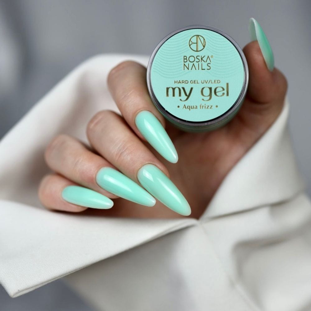 Boska Nails Żel Budujący Uv My Gel Aqua Frizz Zielony 15ml