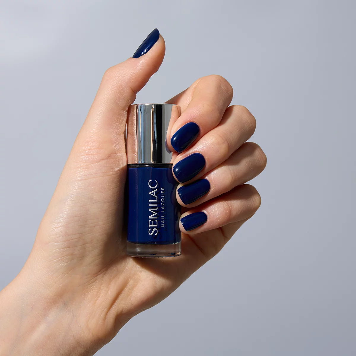 Semilac Lakier Klasyczny 113 Nail Lacquer Blue Ink 9 ml