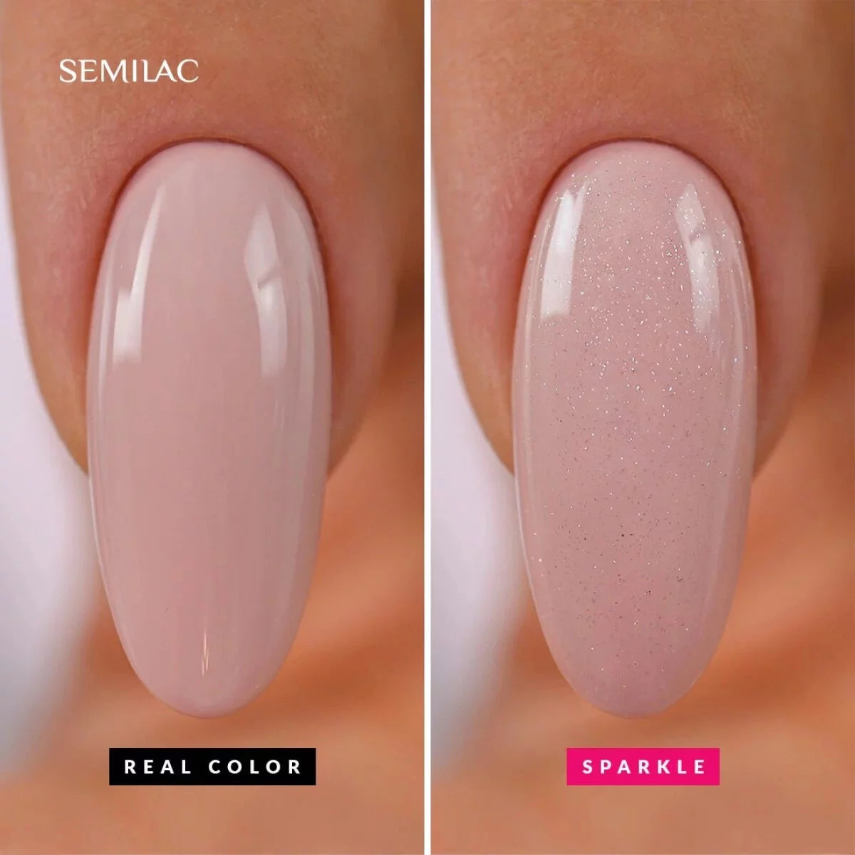 Semilac Top Do Lakierów Hybrydowych Top No Wipe Sparkle Diamond 7ml