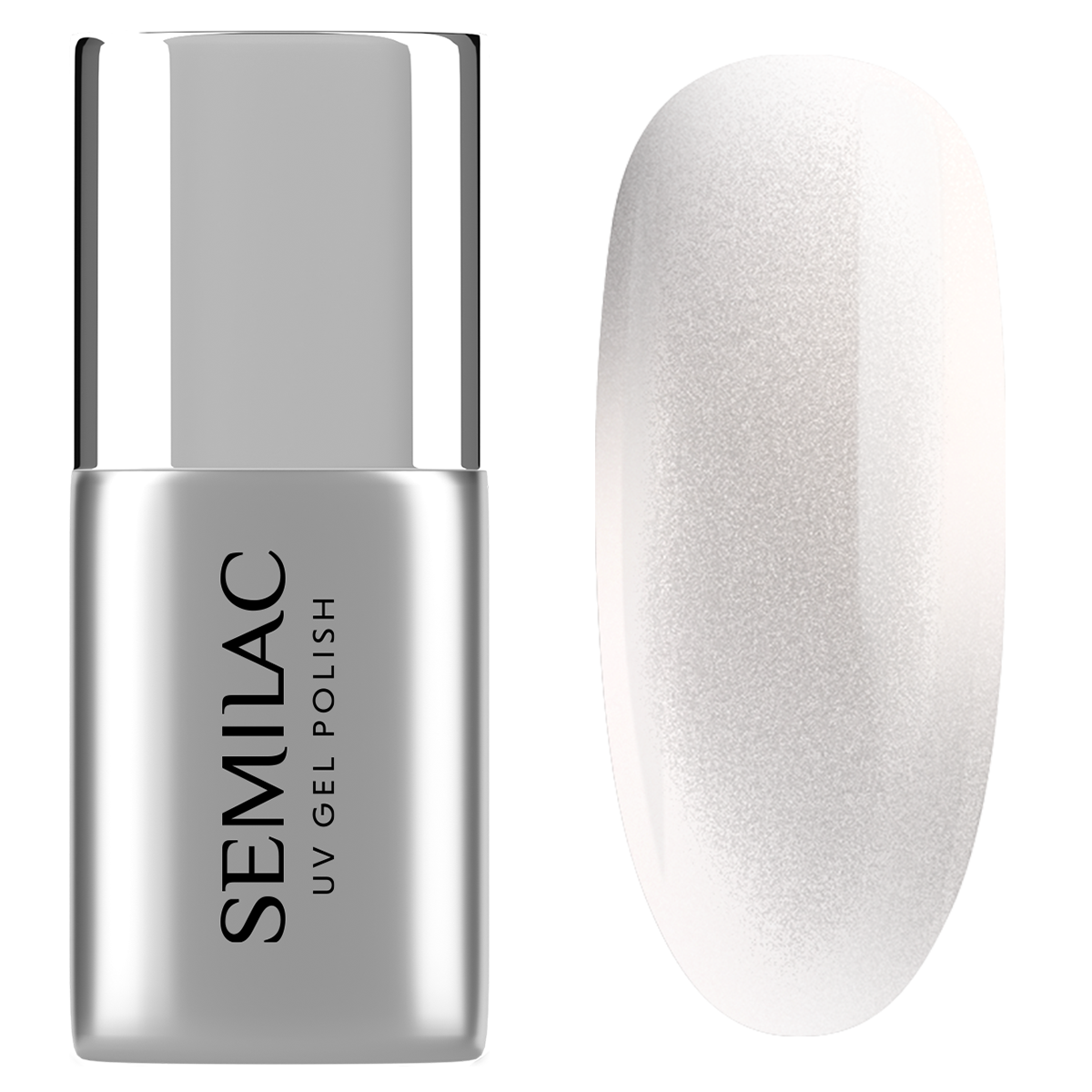 Semilac T35 Top No Wipe Silver Gloss 7 ml