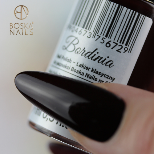 Boska Nails Nail Polish Lakier Klasyczny Do Paznokci Bordinia No 672 9ml