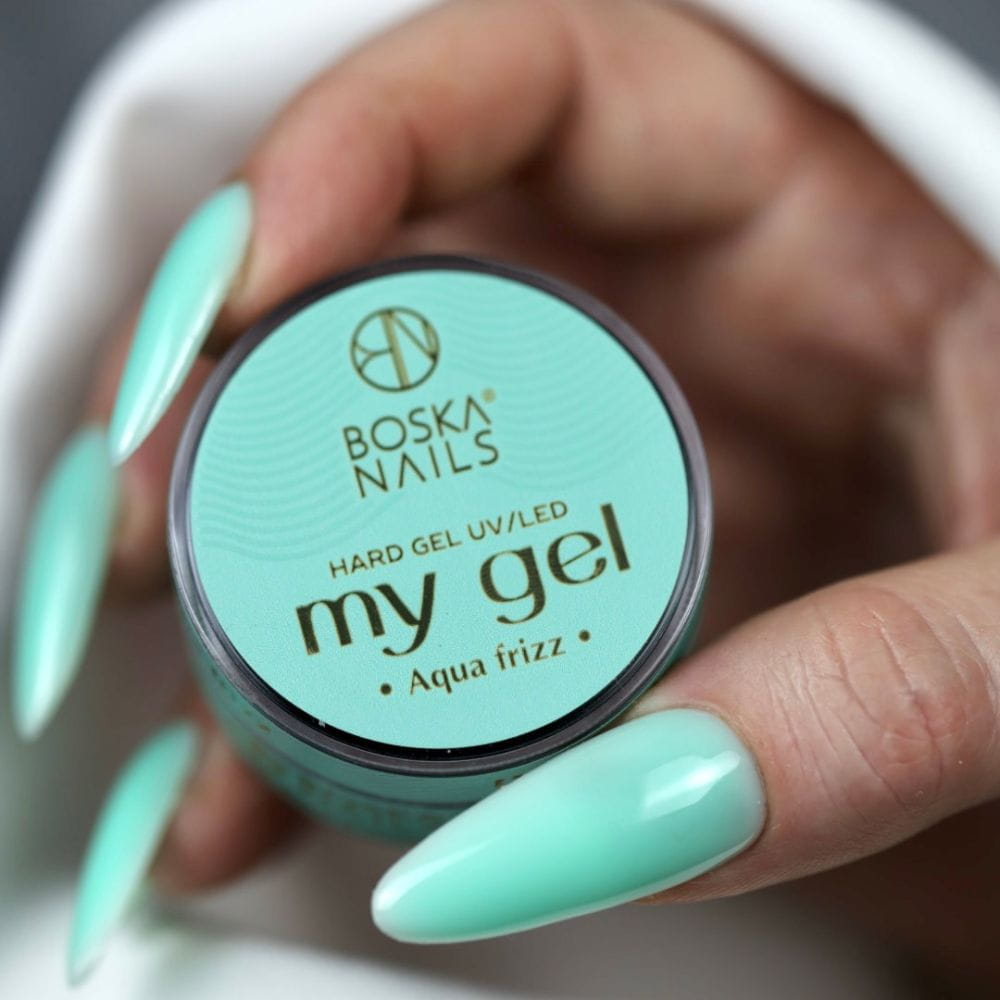 Boska Nails Żel Budujący Uv My Gel Aqua Frizz Zielony 15ml