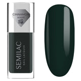 Semilac Lakier Klasyczny 114 Nail Lacquer Bottle Green 9 ml