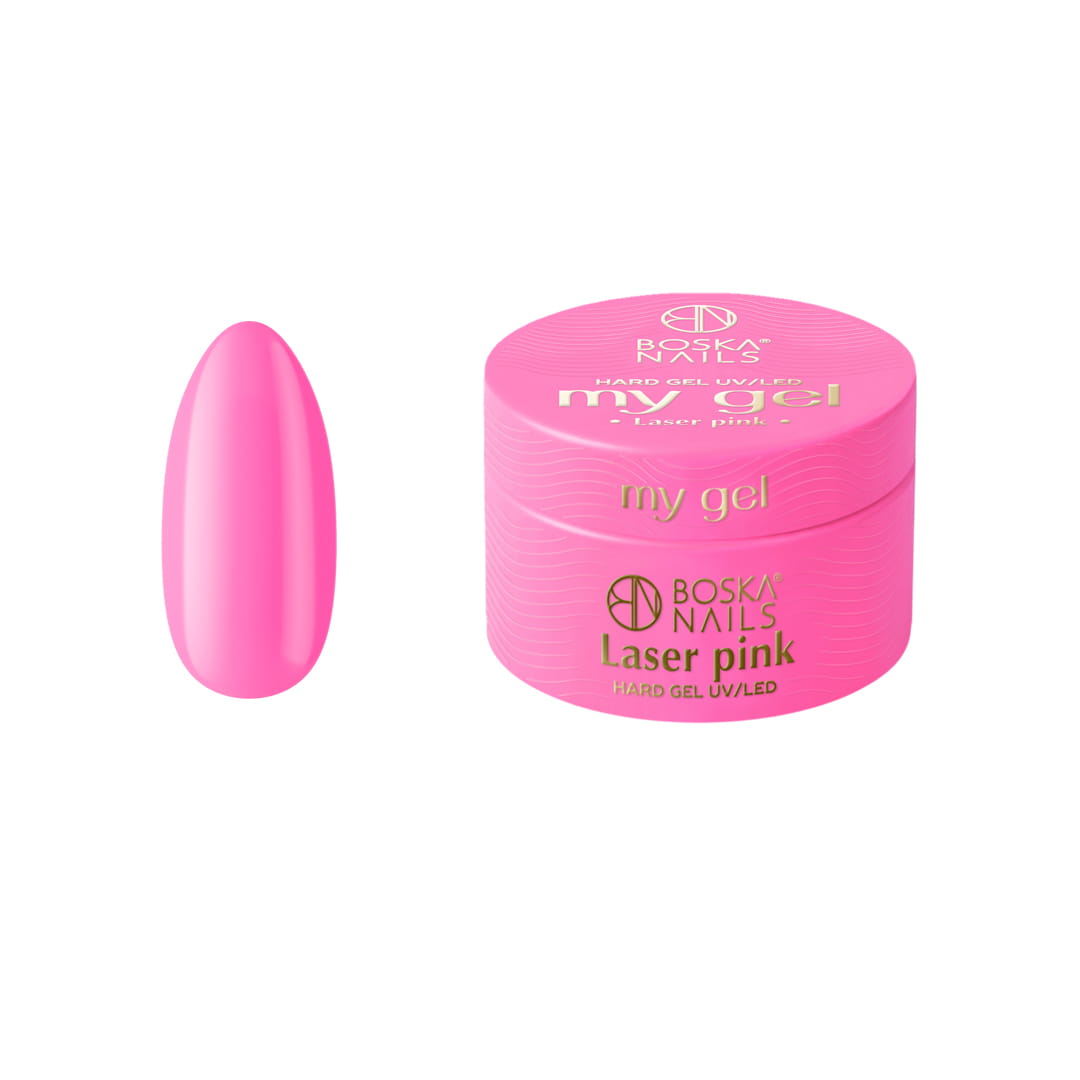 Boska Nails Żel Budujący Uv My Gel Laser Pink Różowy 15ml