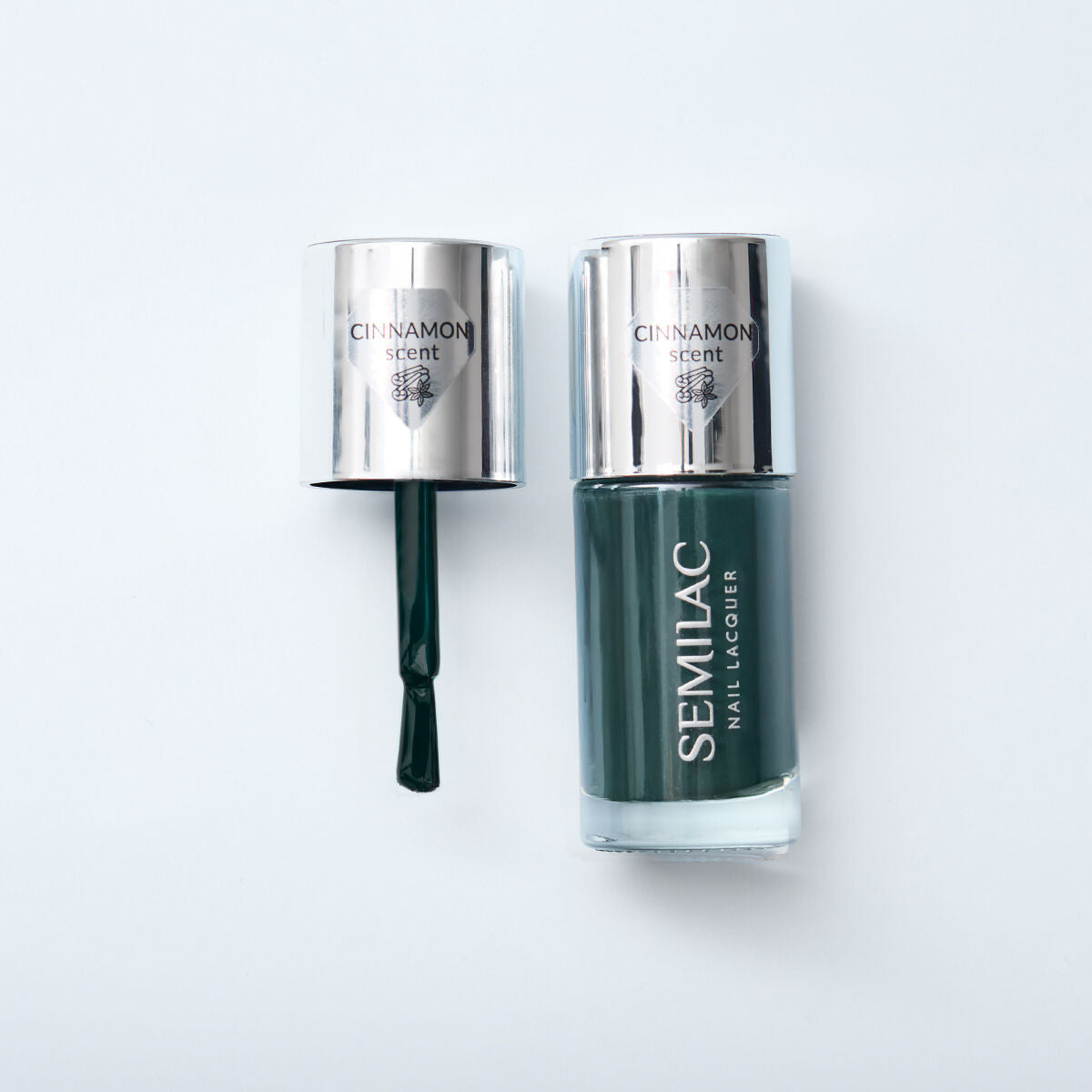 Semilac Lakier Klasyczny 114 Nail Lacquer Bottle Green 9 ml