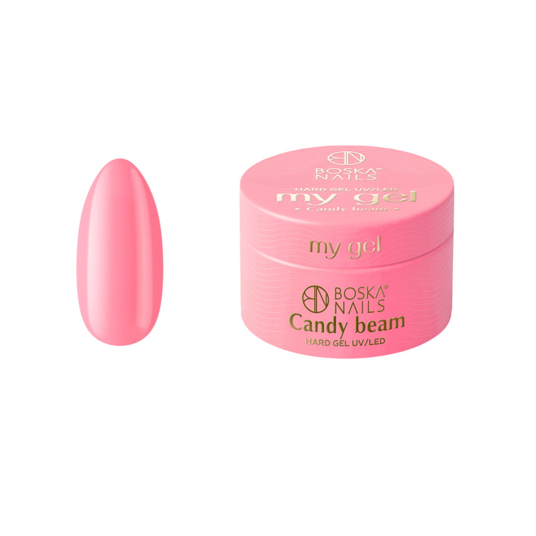 Boska Nails Żel Budujący Uv My Gel Candy Beam Różowy 15ml