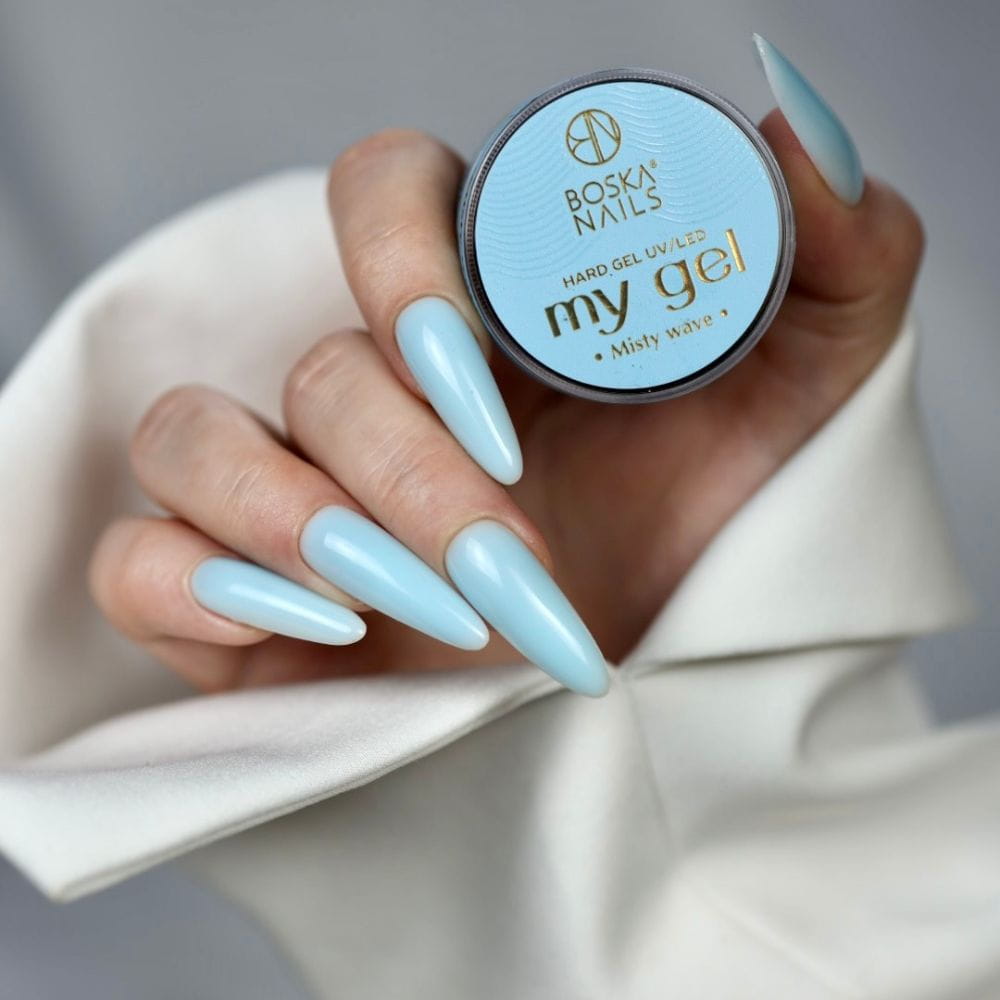 Boska Nails Żel Budujący Uv My Gel Misty Wave Niebieski 15ml