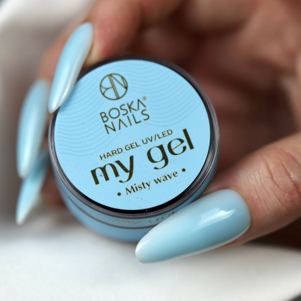 Boska Nails Żel Budujący Uv My Gel Misty Wave Niebieski 15ml