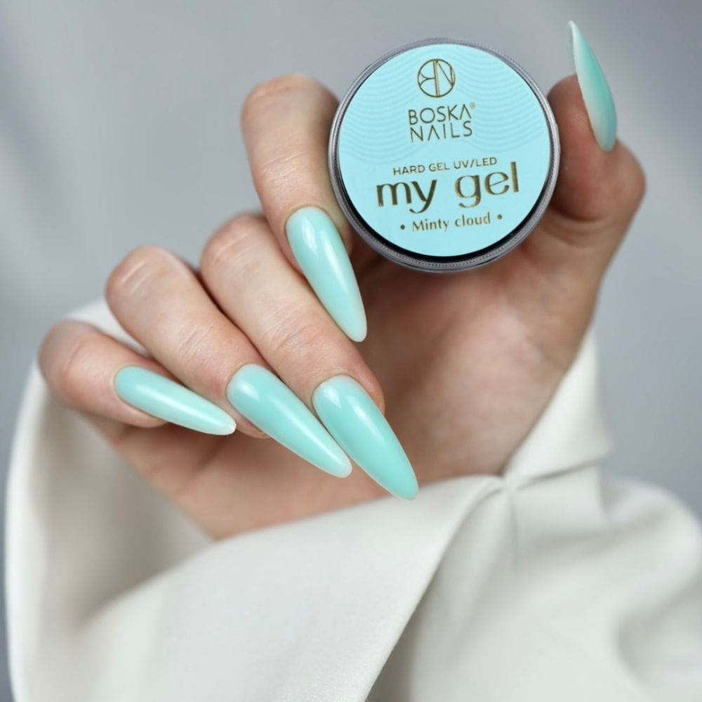 Boska Nails Żel Budujący Uv My Gel Minty Cloud Zielony 15ml