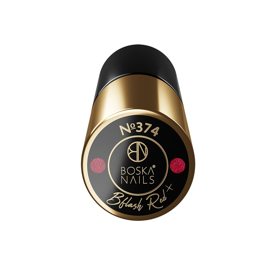 Boska Nails Lakier Hybrydowy Bflash Red No 374 6ml