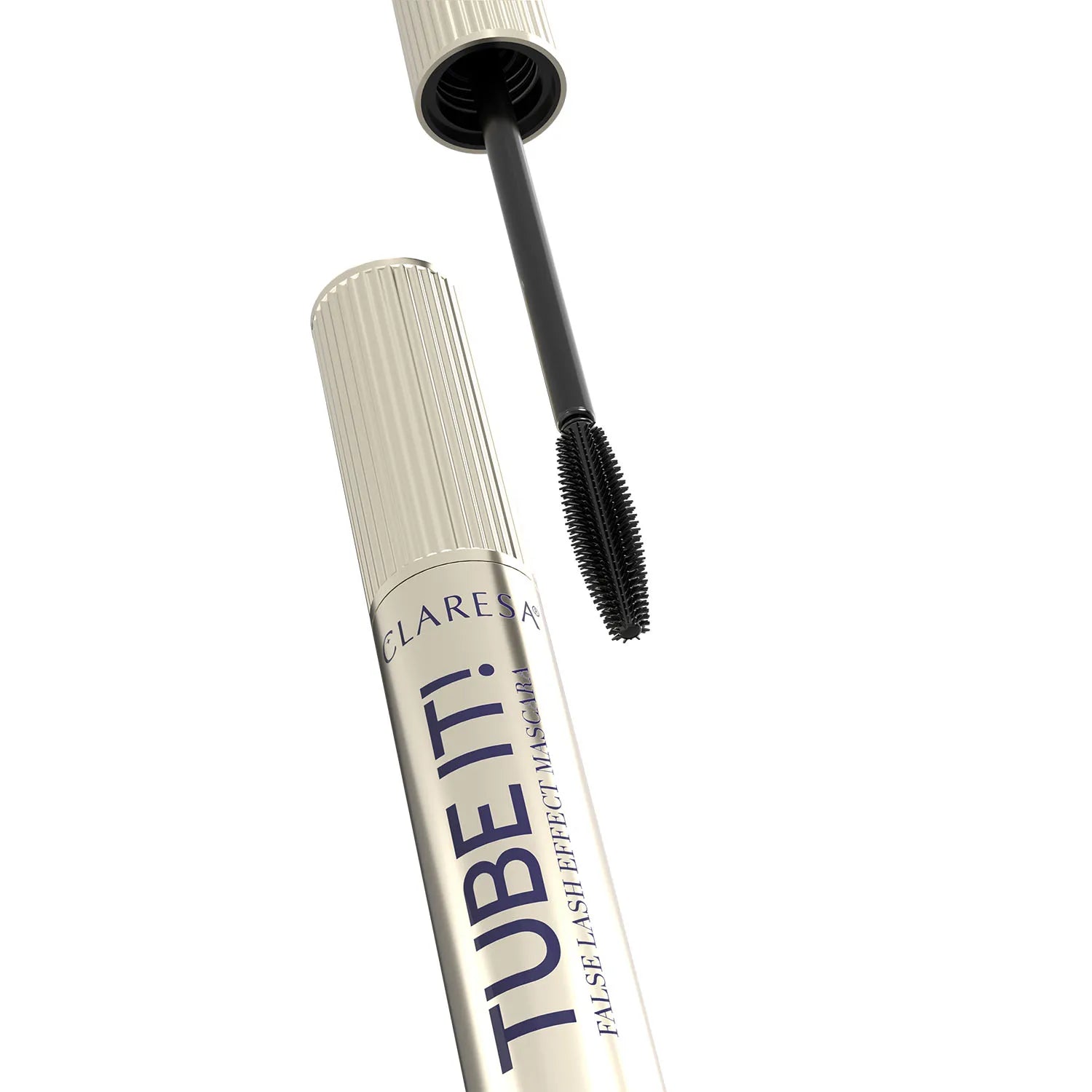 Claresa Tube It! False Lash Effect Mascara Black Tusz Do Rzęs Tubujący Pogrubiająco-Rozdzielający, Czarny, 8g