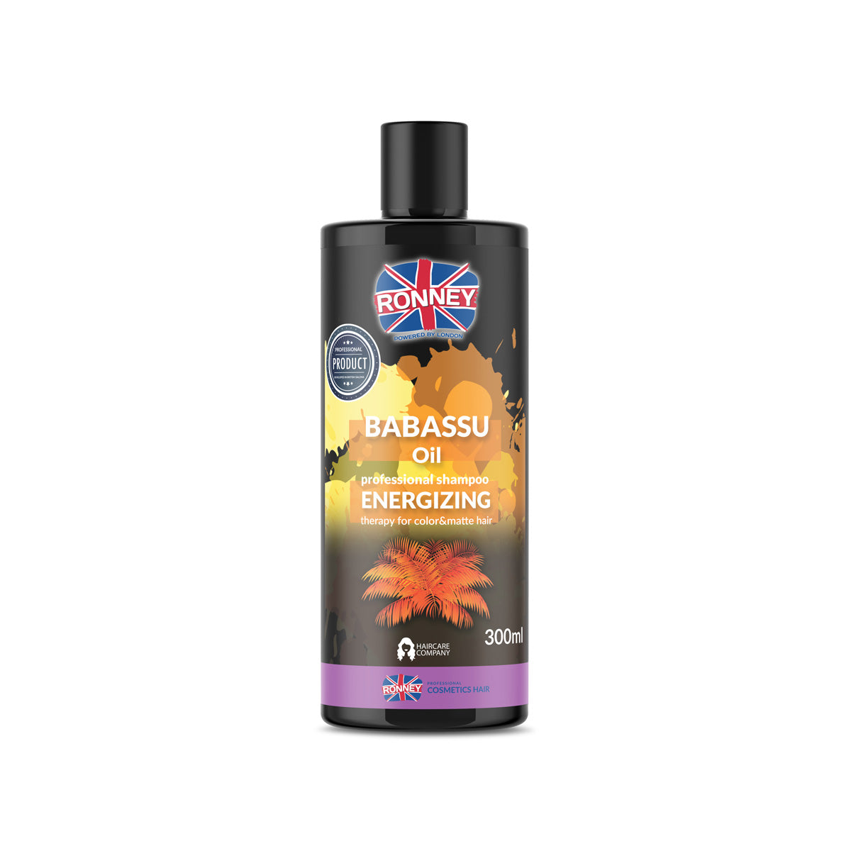 Ronney Ronney Babassu Oil Energizing Therapy - Szampon Energetyzujący Do Włosów Farbowanych I Matowych 300 Ml