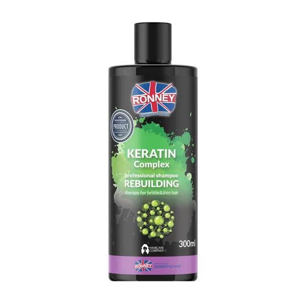 Ronney Ronney Keratin Complex Rebuilding Therapy - Szampon Odbudowujący Do Włosów Kruchych I Cienkich 300 Ml — Inhaltsstoffe i ocena