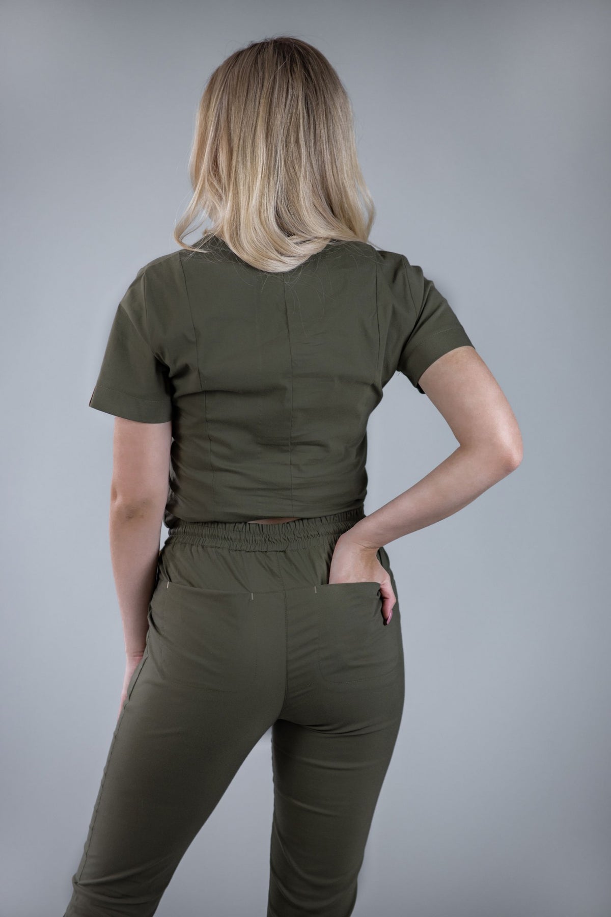 Rena Bluza Medyczna Scrubs - Khaki