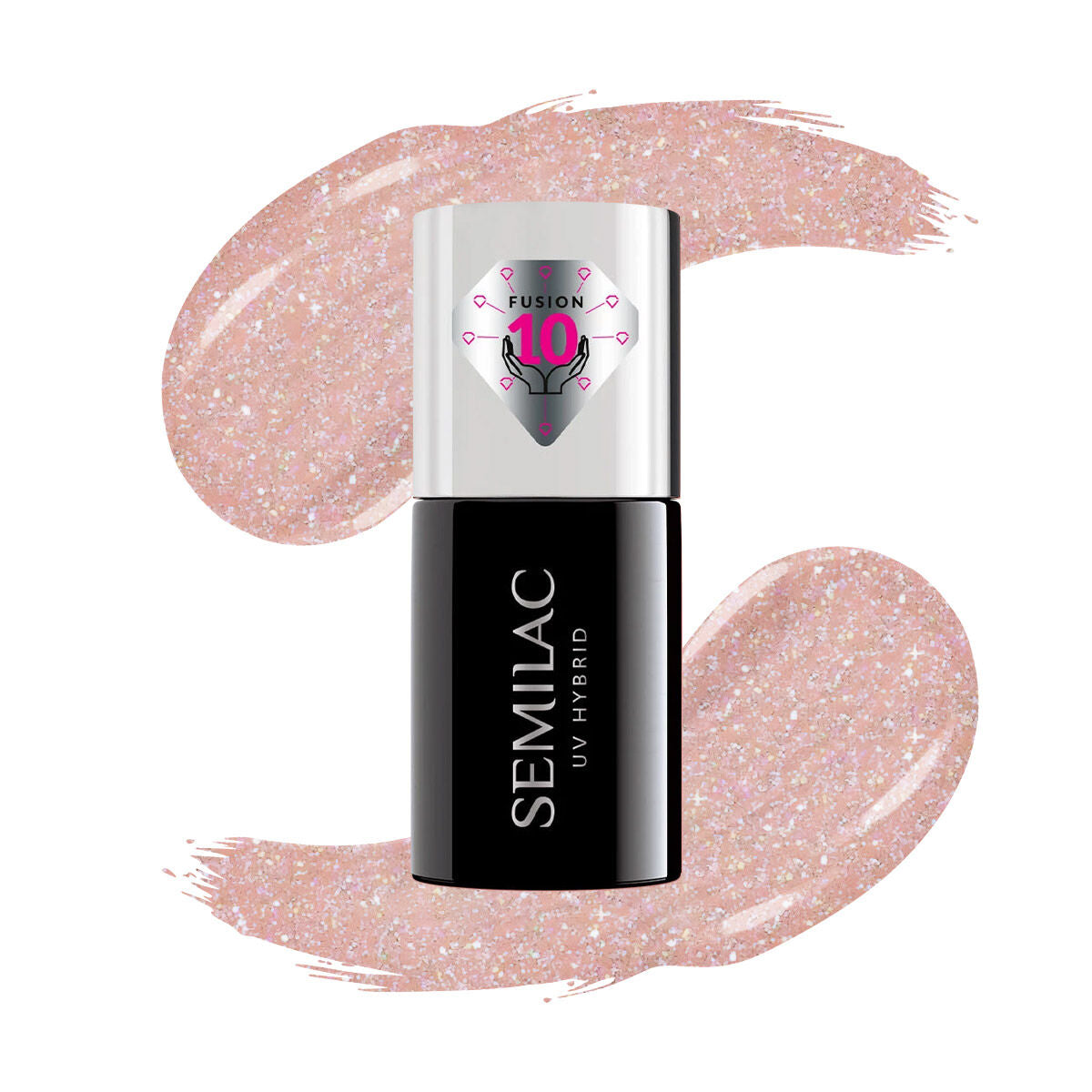 Semilac Extend Care 5in1 Glitter Pink 804 7ml
