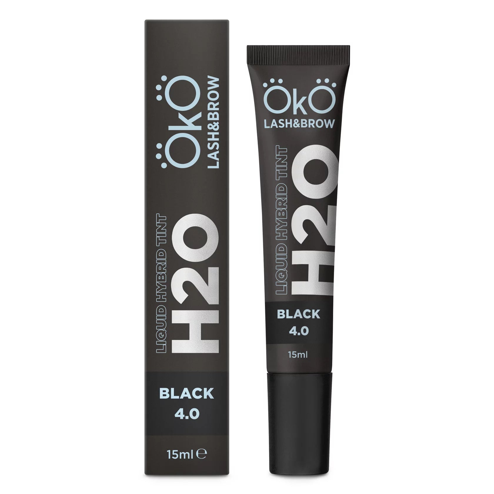 OKO Farba Do Brwi I Rzęs H20 Liquid Hybrid Tint Black 4.0, 15 ml