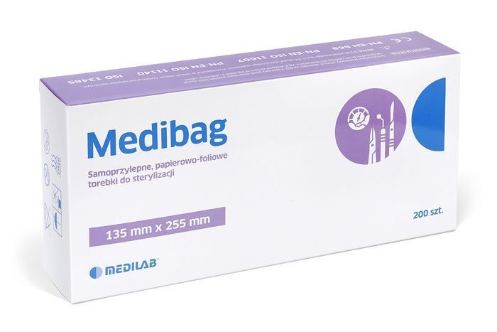 MEDIBAG Torebki Do Sterylizacji 135x255 200szt.