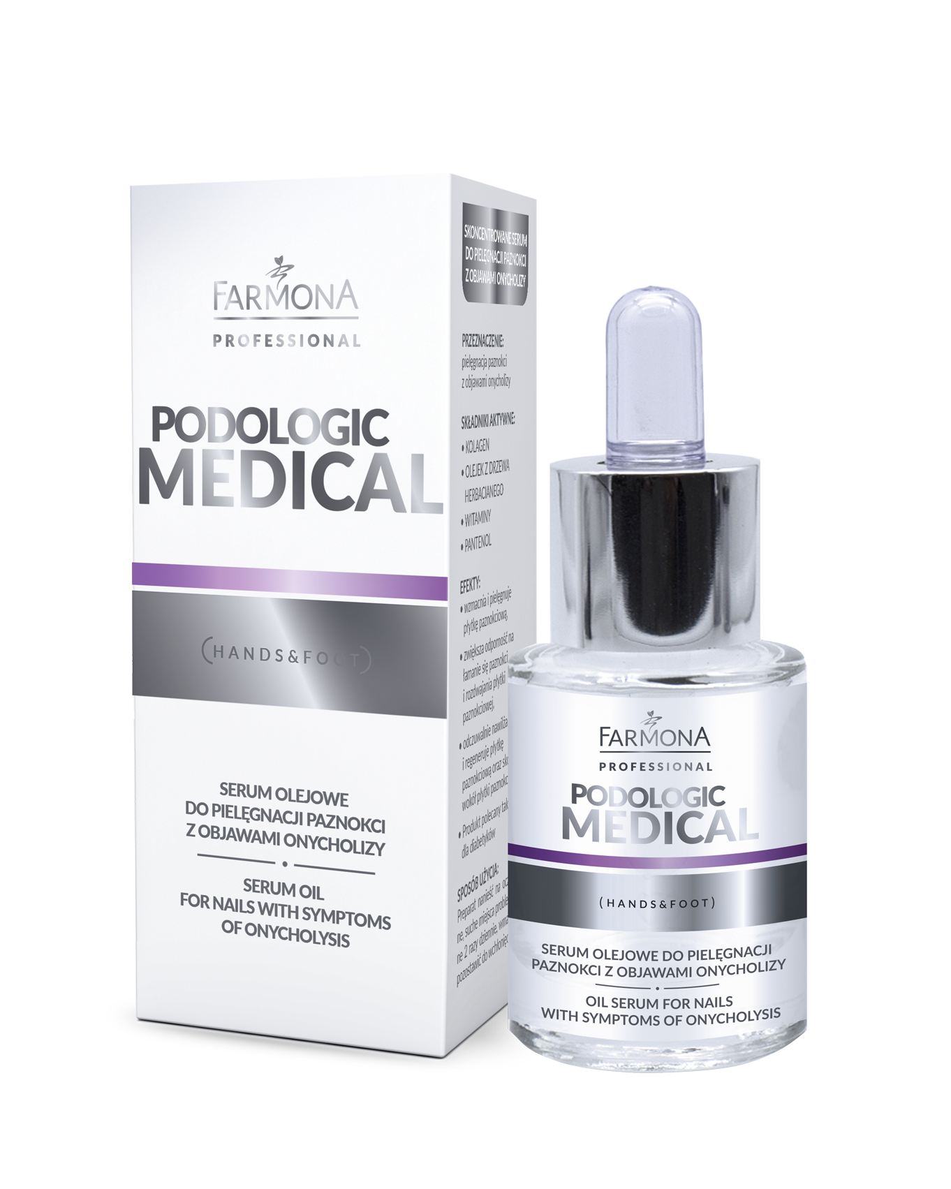 Farmona Podologic Medical Serum Olejowe Do Pielęgnacji Paznokci Z Onycholizą 15ml