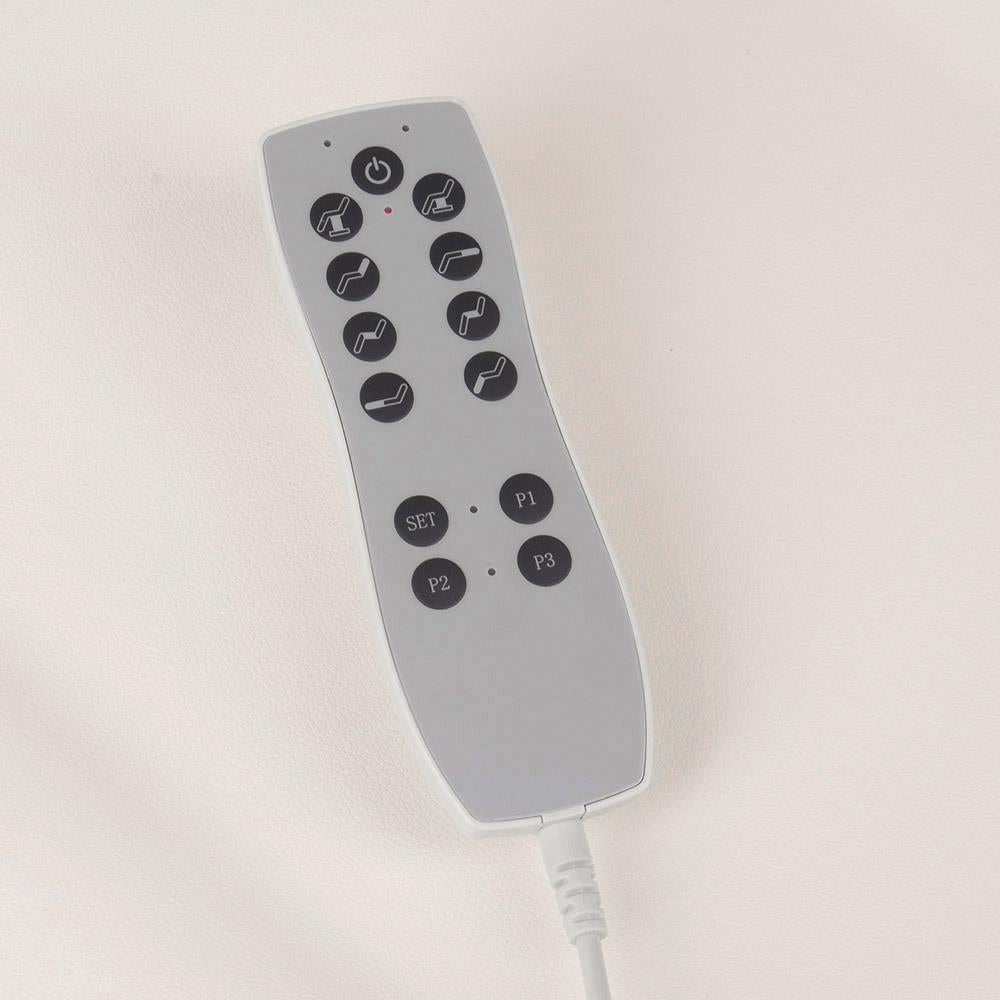 Elektryczny fotel kosmetyczny podgrzewany BR-6686 biały