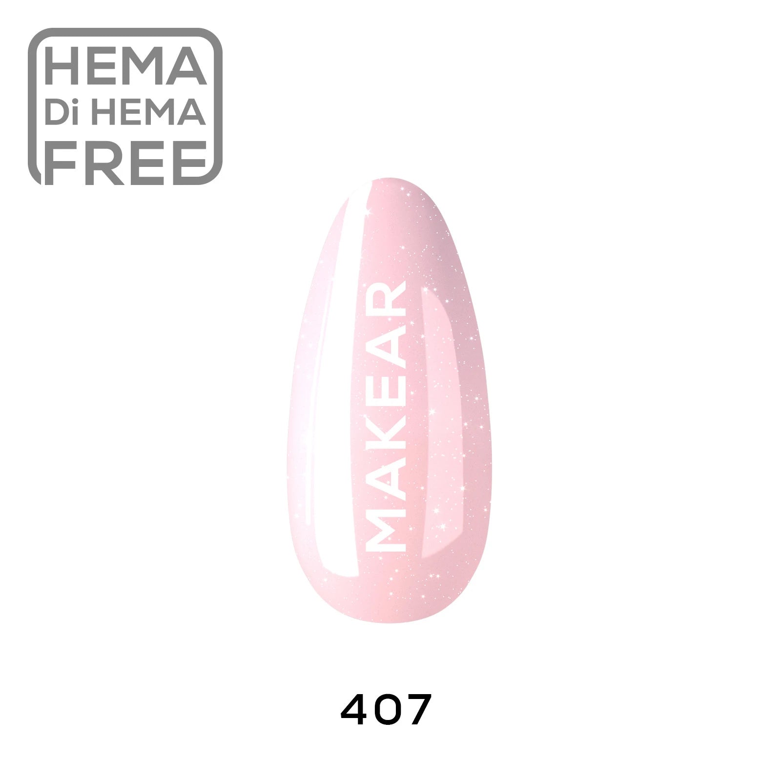 Makear Lakier Hybrydowy 407 Princess 8ml