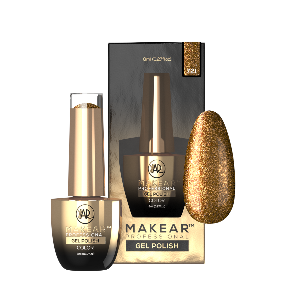 MAKEAR Makear Hybrid-Nagellack 721 Glamour 8 ml — Inhaltsstoffe und Bewertung