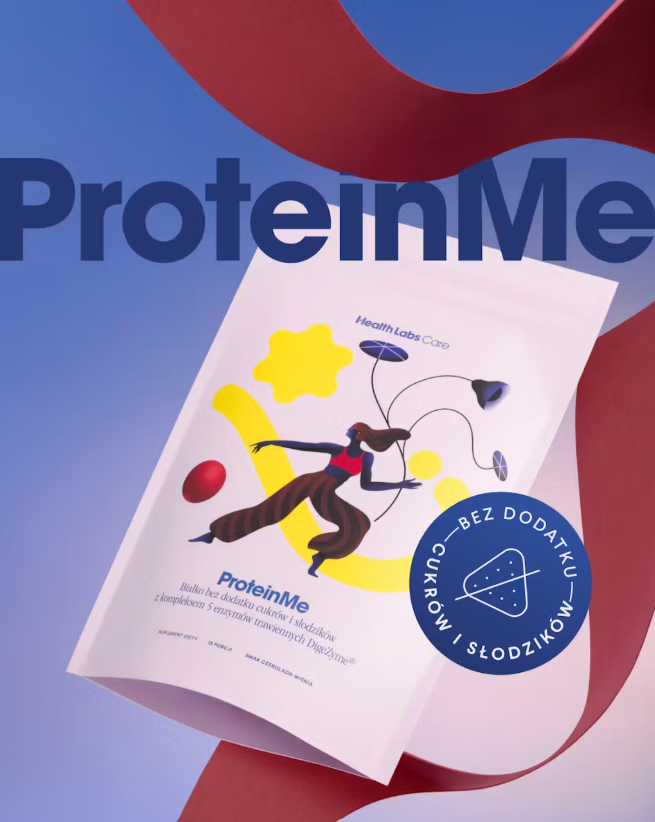 Health Labs Care Protein Me Czeko-Wiśnia Białko WPC Proszek 519 G