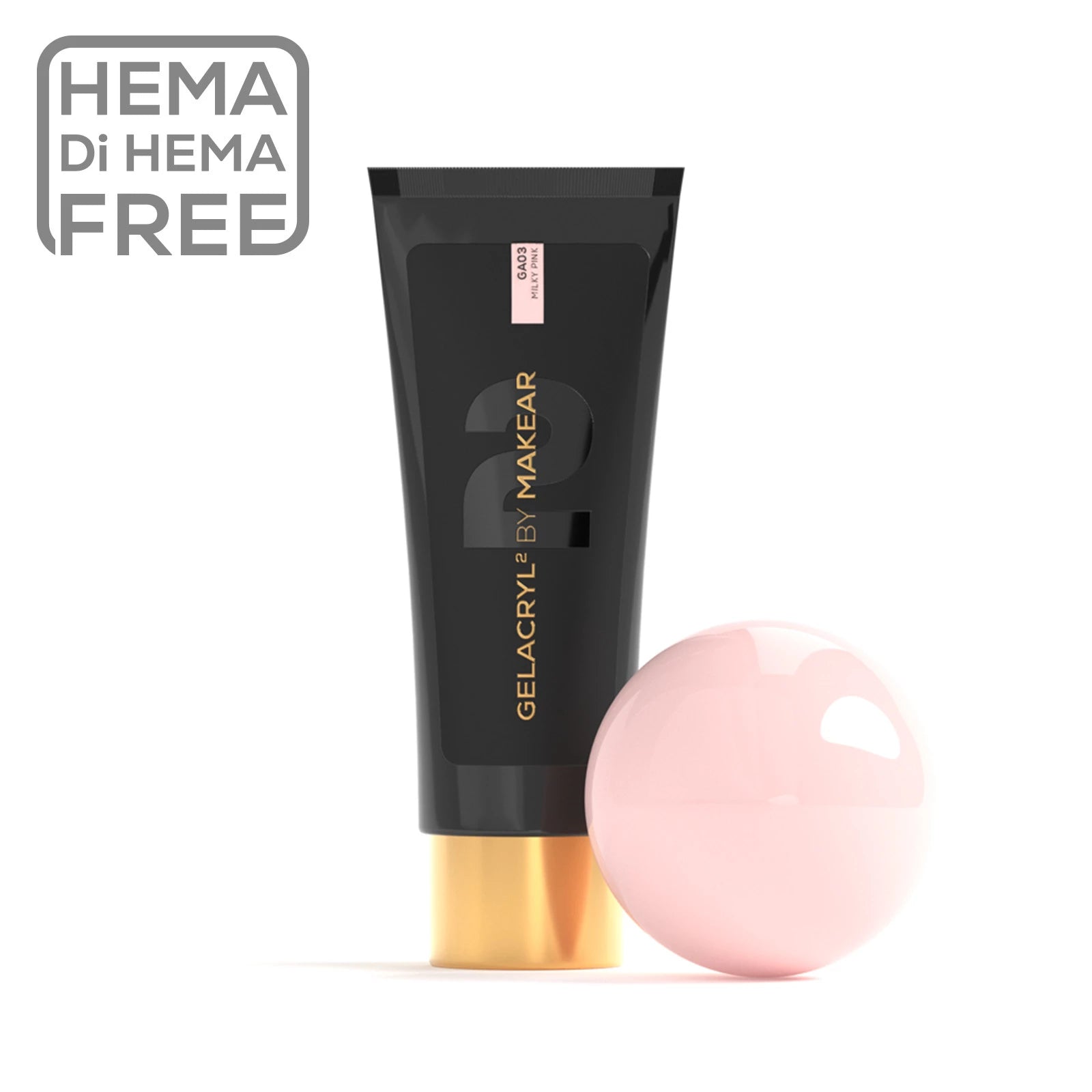 Makear Gelacryl2 Milky Pink GA03 - Akrylożel 60 G