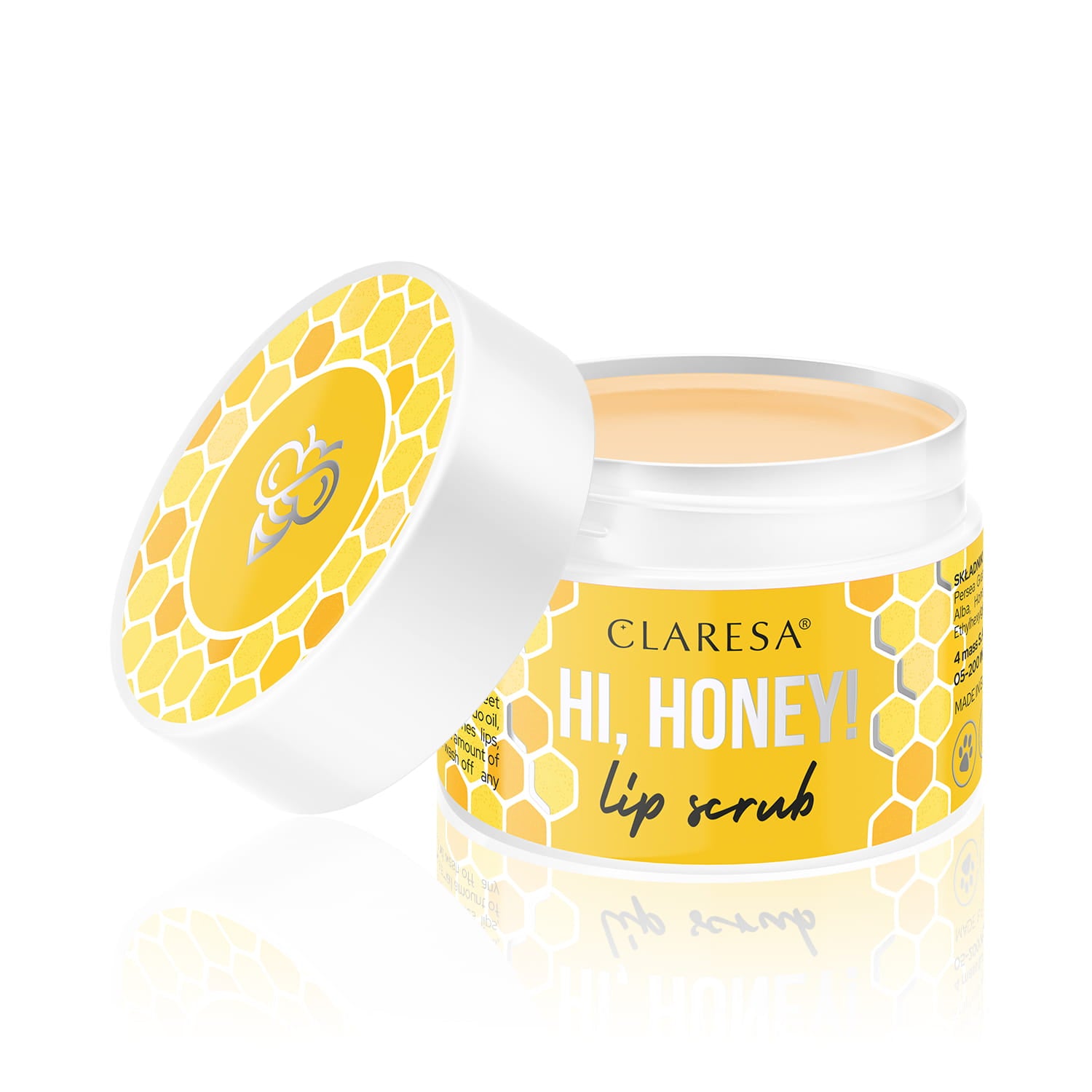 Claresa Odżywczy Peeling Miodowy Do Ust Hi, Honey! 15g
