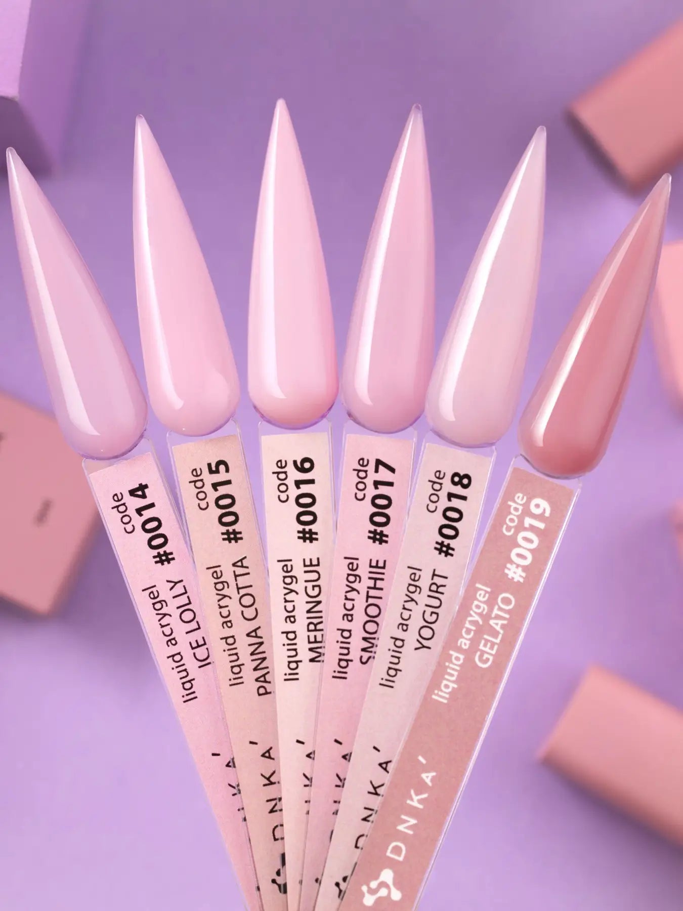 DNKa Liquid Acrygel Płynny Żel Wzmacniający Płytkę #0014 Ice Lolly 12ml