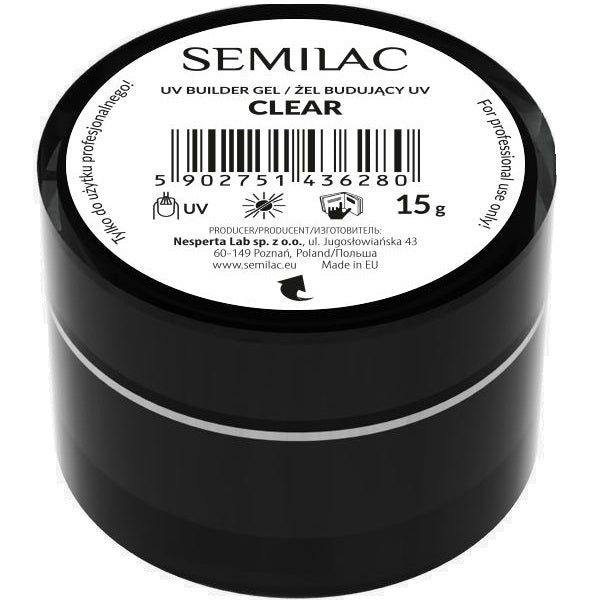 Semilac Żel Budujący Jelly Builder Gel Clear 15g