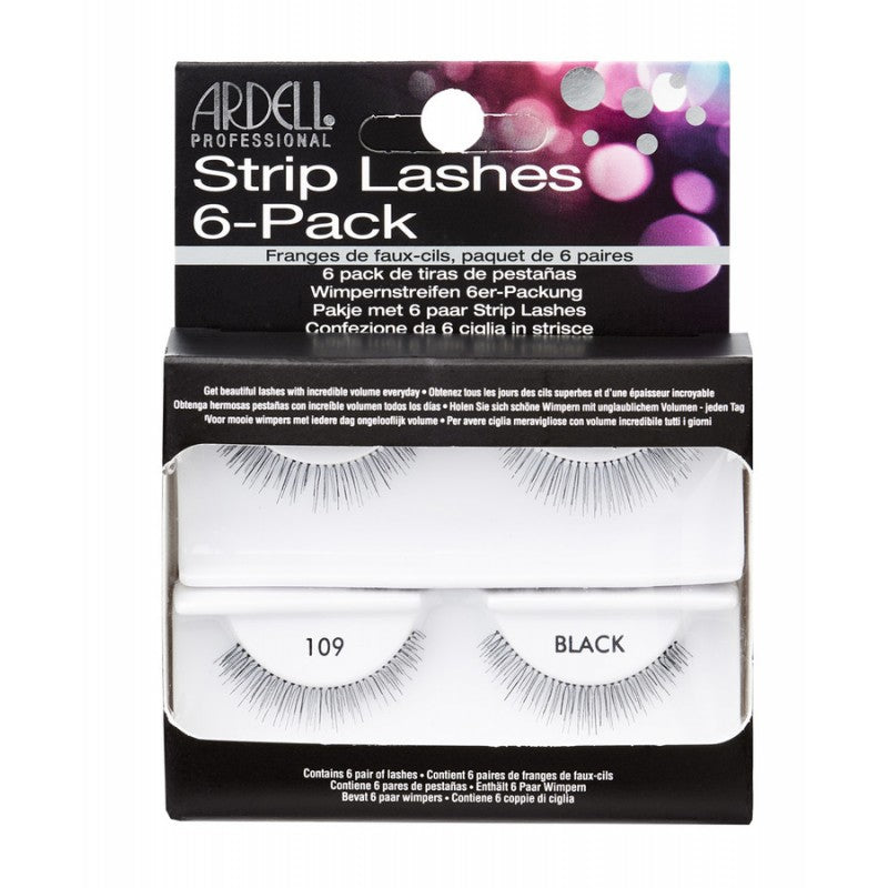 Ardell Natural #109 Black - Zestaw 6szt
