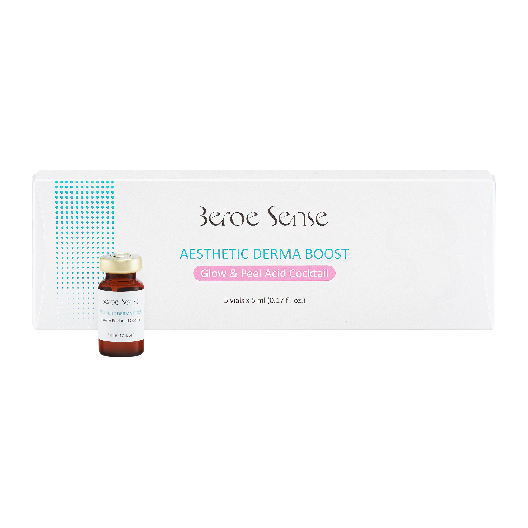 Beroe Sense Aesthetic Derma Boost Glow & Peel Acid Cocktail 5 x 5ml
