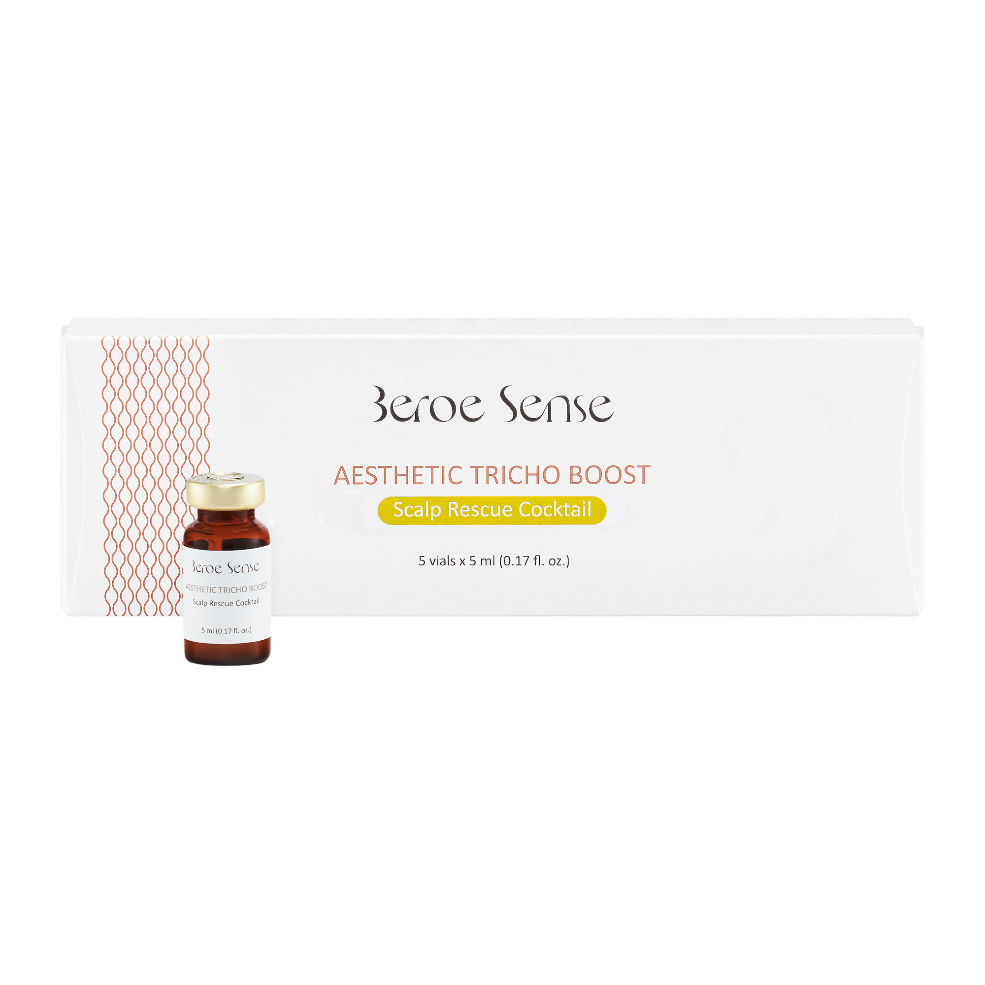 Beroe Sense Aesthetic Tricho Boost​ Scalp Rescue Cocktail 5 x 5ml