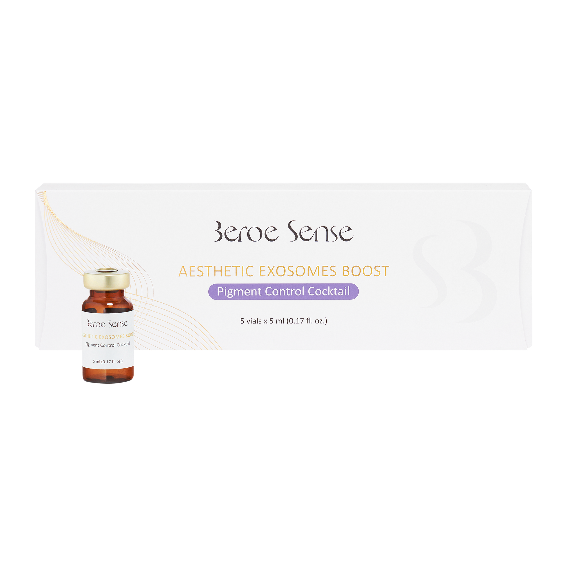Beroe Sense Aesthetic Exosomes Boost Pigment Control Cocktail 5 x 5ml
