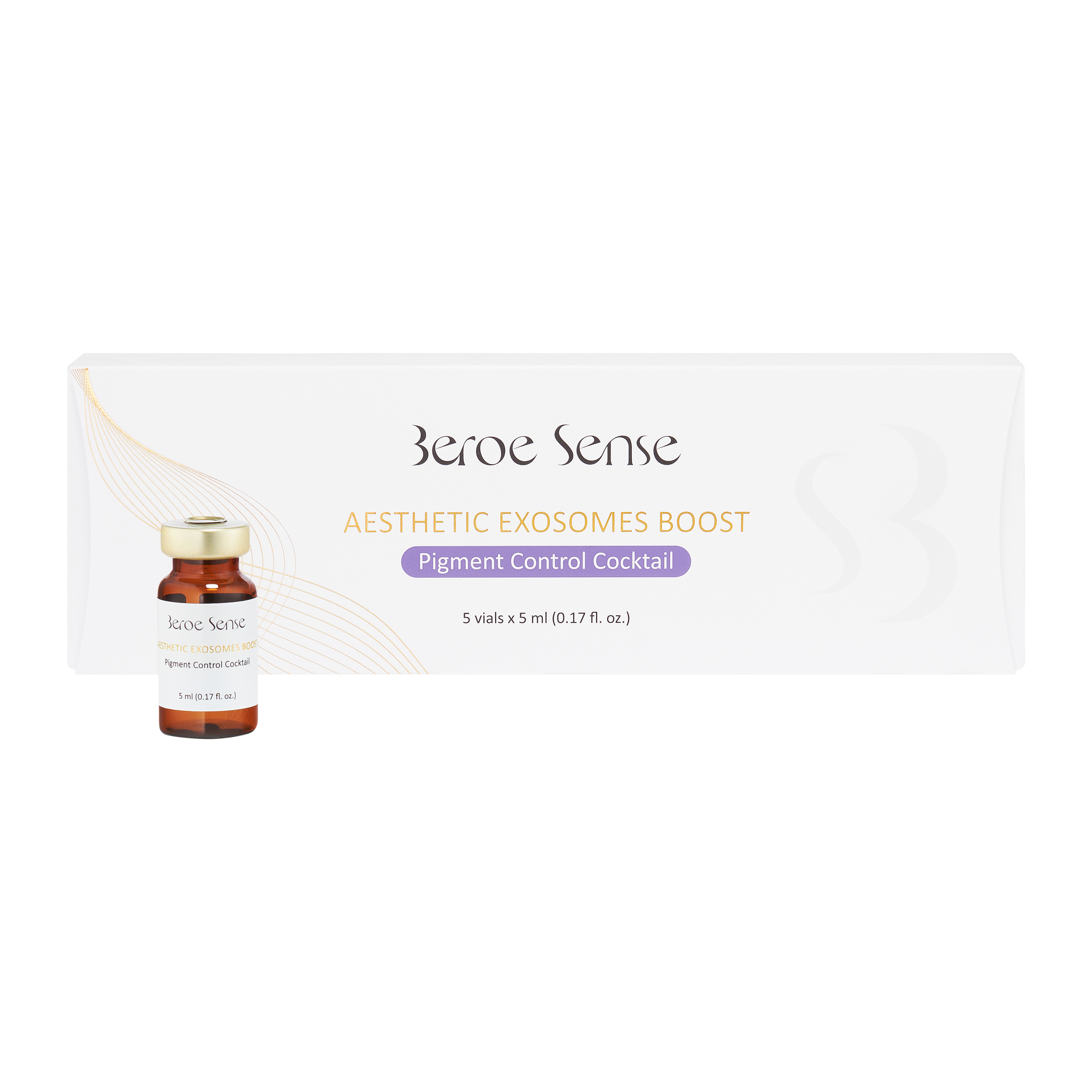 Beroe Sense Aesthetic Exosomes Boost Pigment Control Cocktail 5 x 5ml