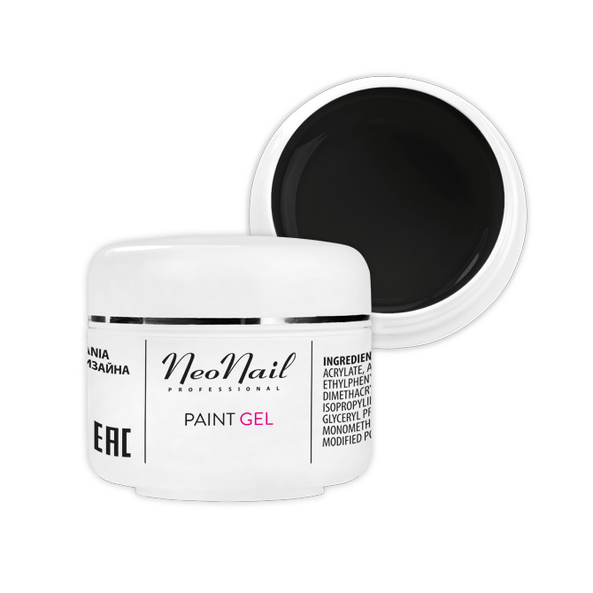 Paint Uv/Led Gel 5 Ml - Black Pearl