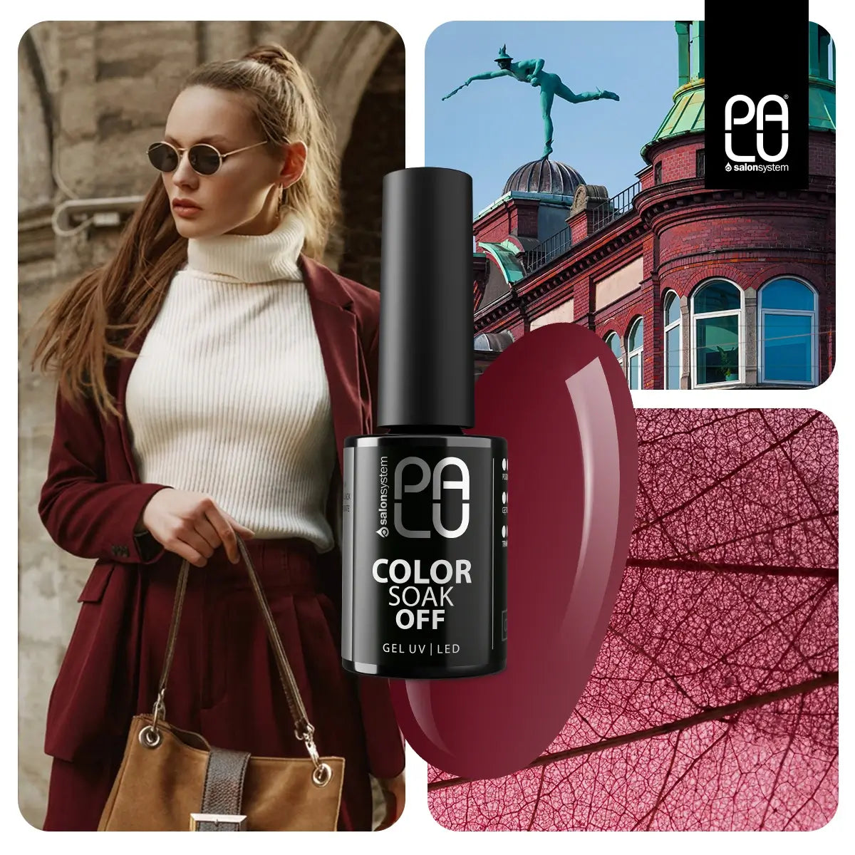 PALU Lakier hybrydowy Copenhagen CH11 bordo 11 g