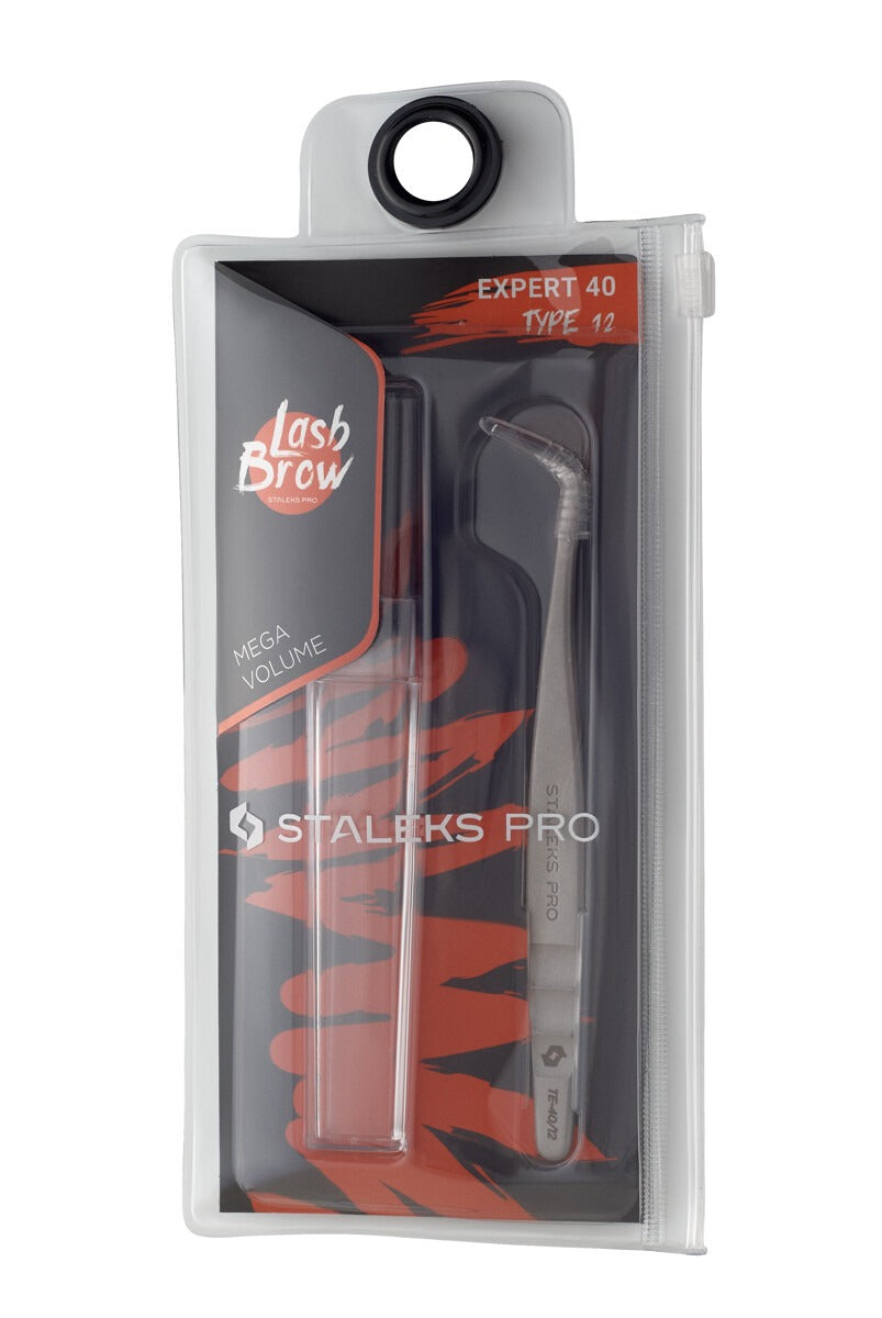 Staleks Profesjonalna pęseta do rzęs EXPERT 40 TYPE 12