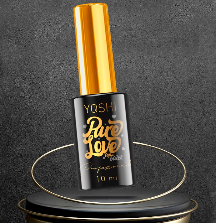 Yoshi - Pure Love Top Czarne Serduszka 10ml