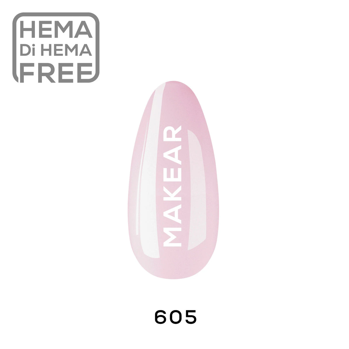 Makear Lakier hybrydowy Milky French 605 8 ml