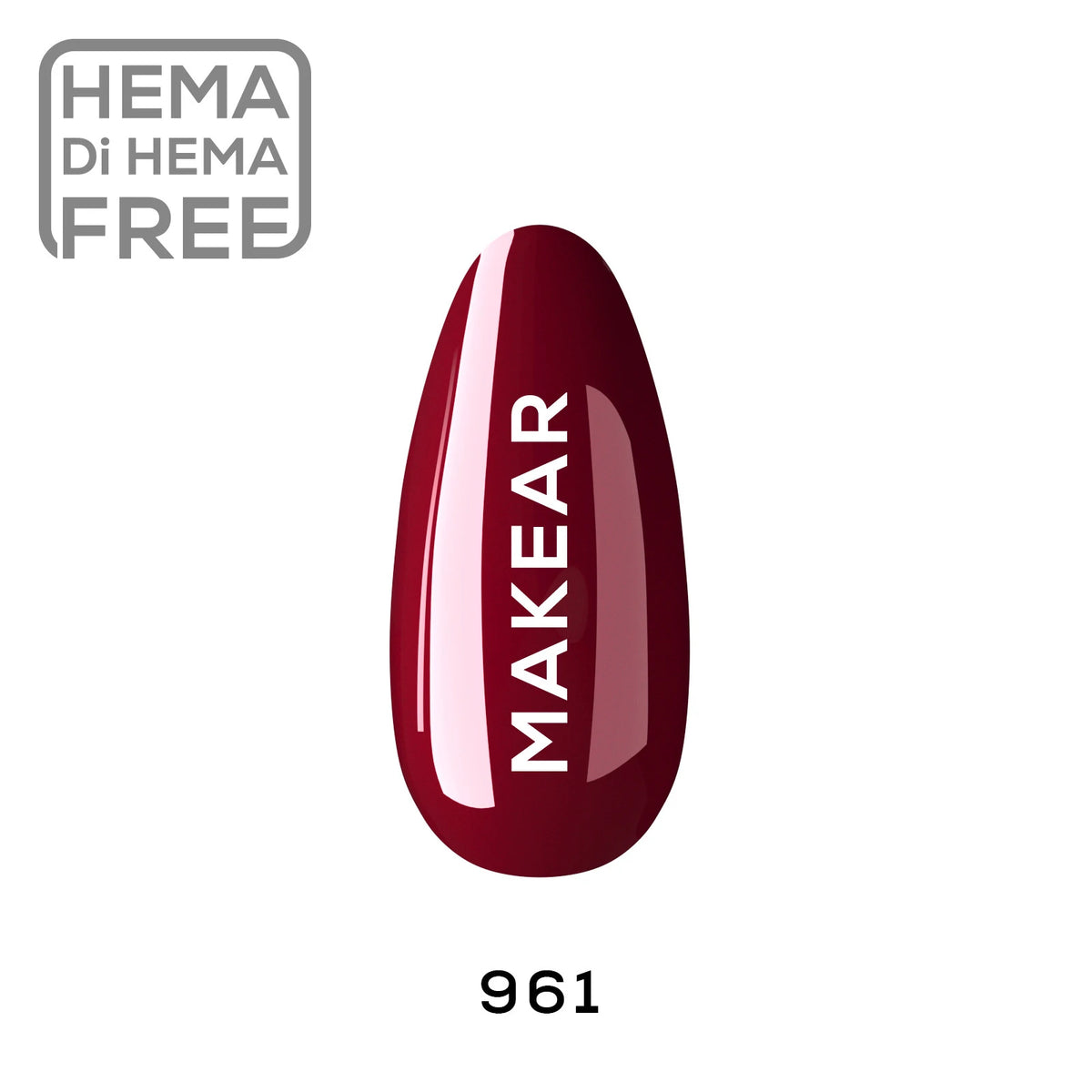 Makear Lakier hybrydowy In Her Era 961 Malinowe bordo 8 ml