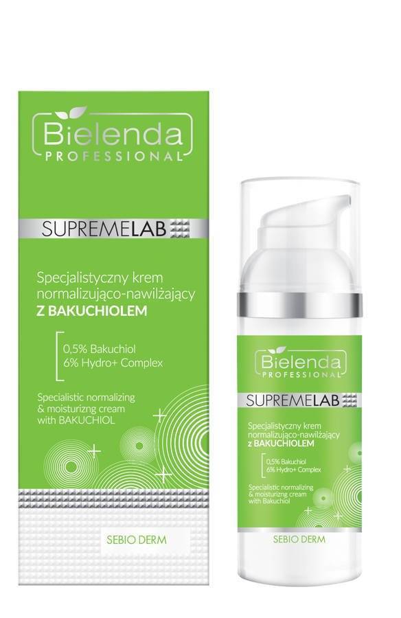 Bielenda Professional Specjalistyczny Krem Normalizująco-Nawilżający z Bakuchiolem SupremeLab