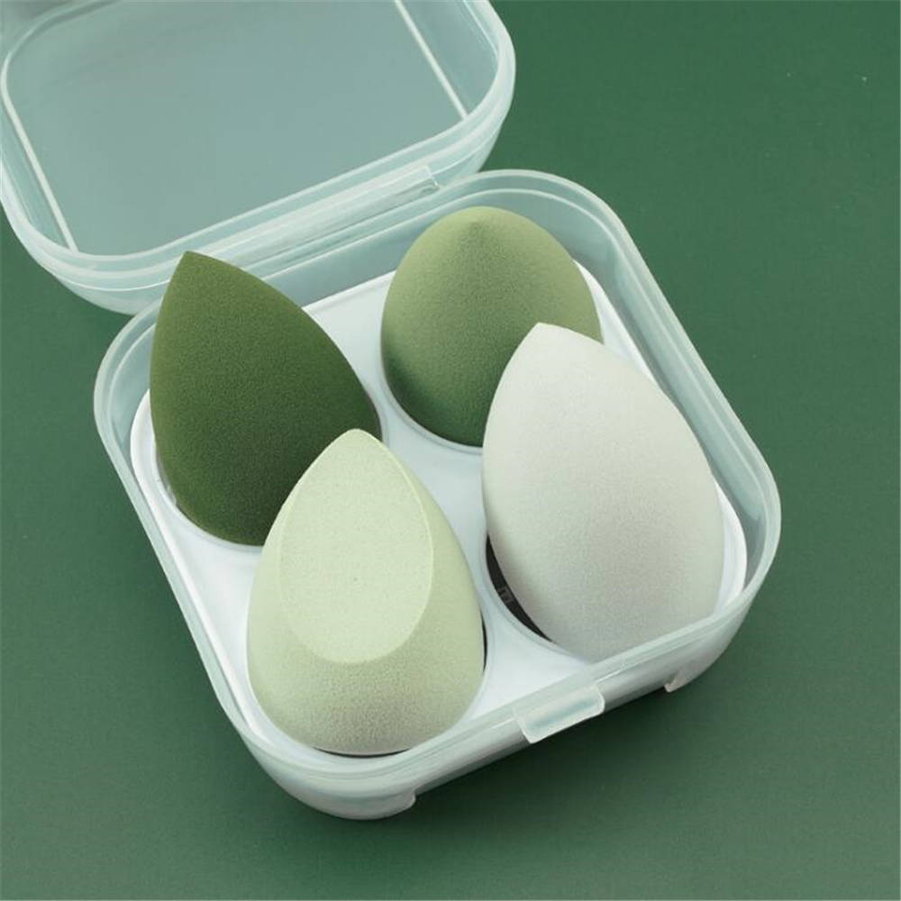 Zestaw 4 Gąbeczek Beauty Box Green
