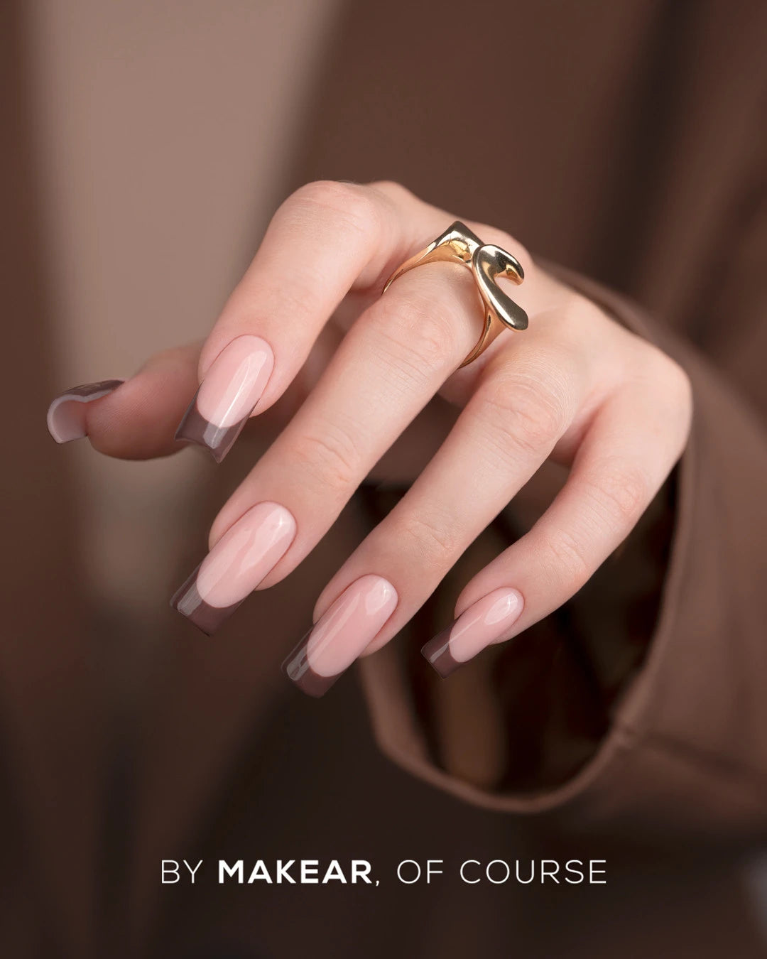 Makear French Manicure Gel FG10 Brown Brązowy 5 ml