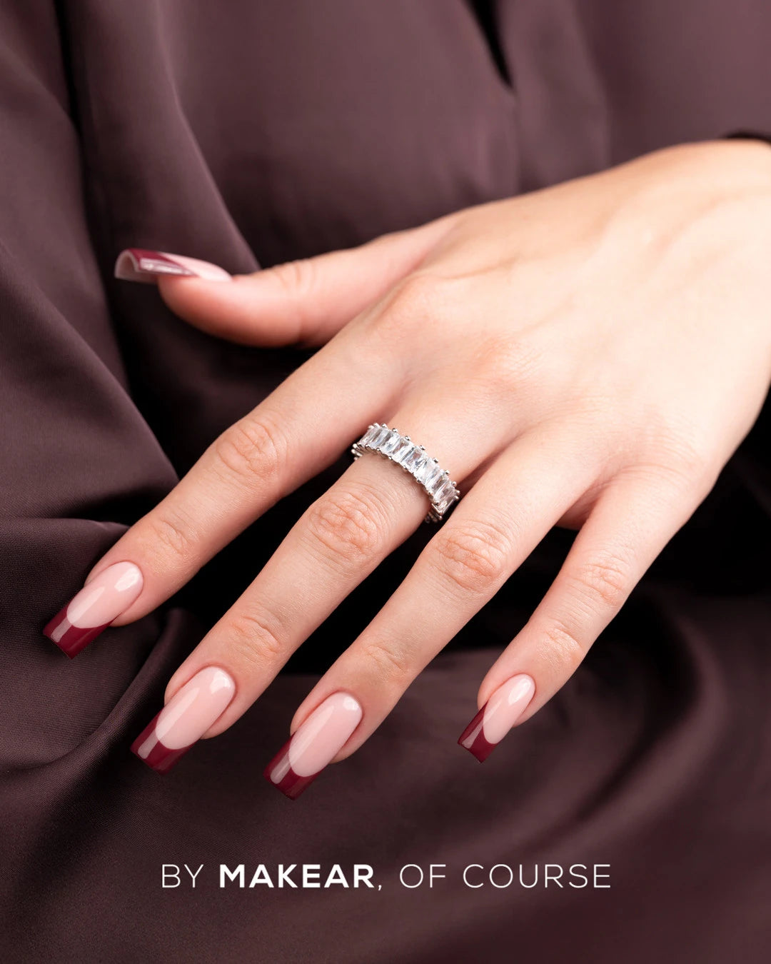Makear French Manicure Gel FG12 Cherry Głęboka Wiśnia 5 ml
