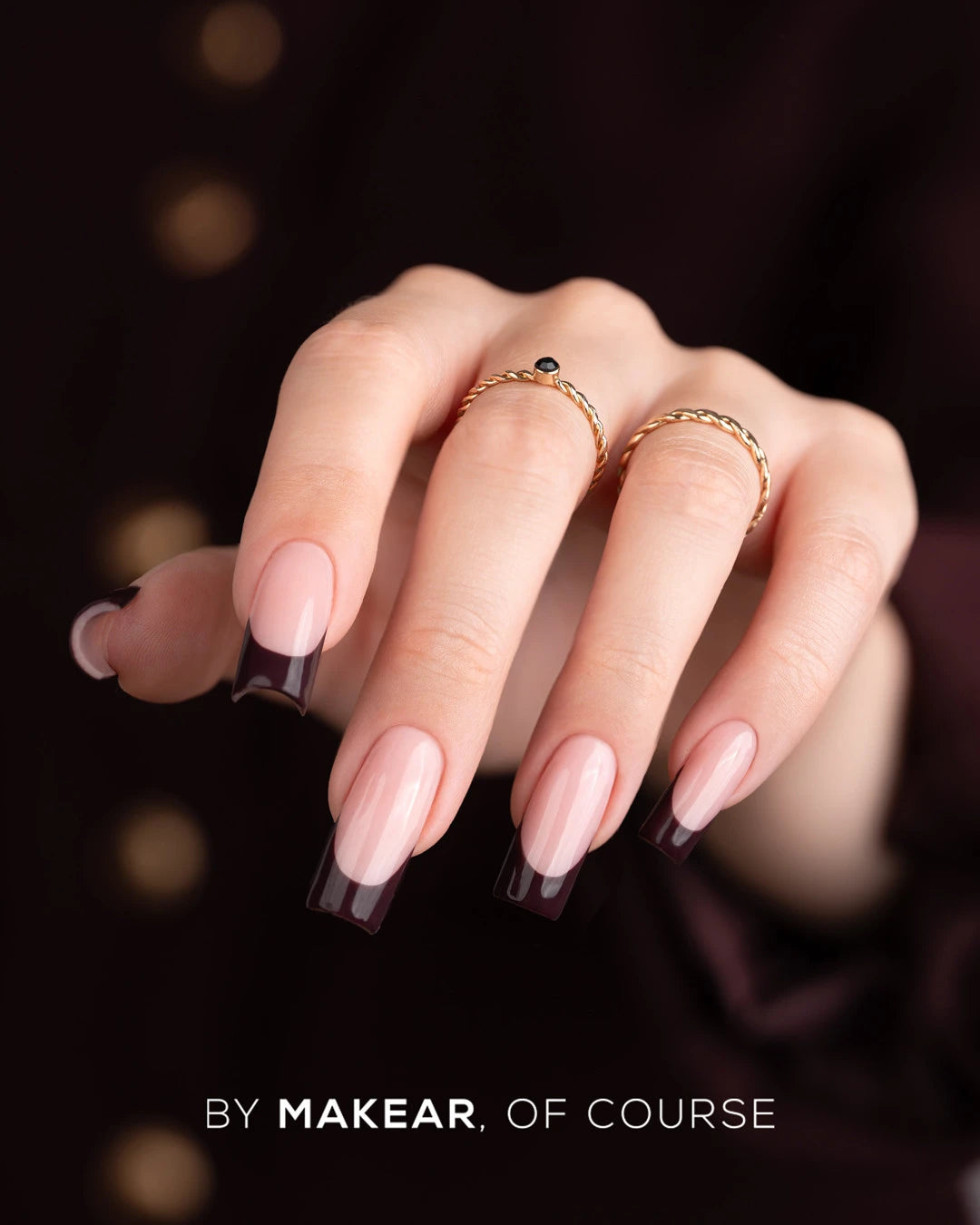 Makear French Manicure Gel FG13 Red Wine Winne Bordo 5 ml
